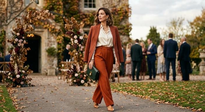 15 Fall Wedding Guest Outfits That Turn Heads