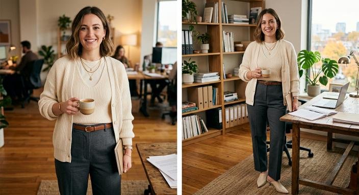 17 Office Outfits That Feel Professional and Chic