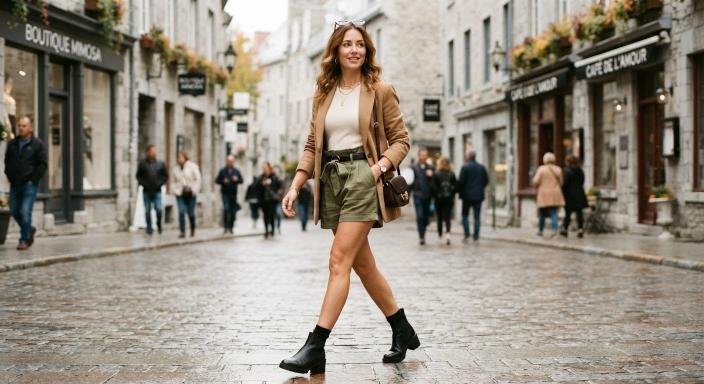 16 Paper Bag Shorts Outfits That Look Chic