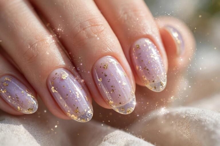17 Purple and Gold Nail Ideas That Sparkle