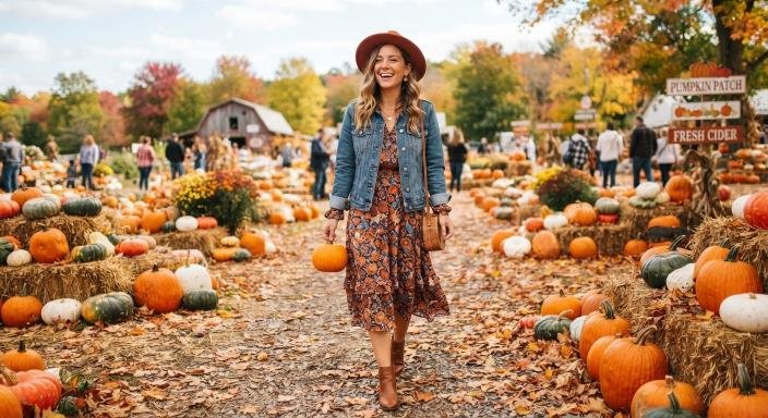 16 Pumpkin Patch Outfits Perfect for Fall Photos